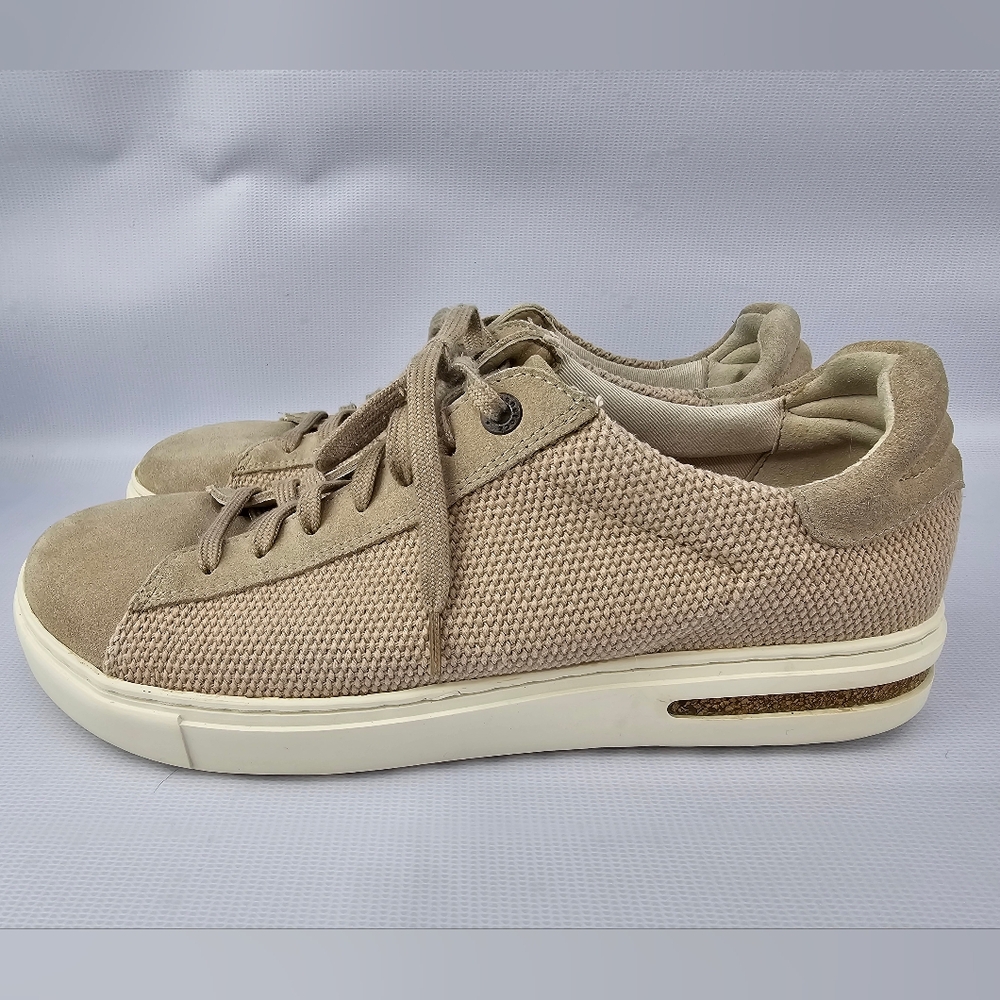 Birkenstock Bend Low Sneakers Sandcastle Canvas Suede 40 - Picture 5 of 8